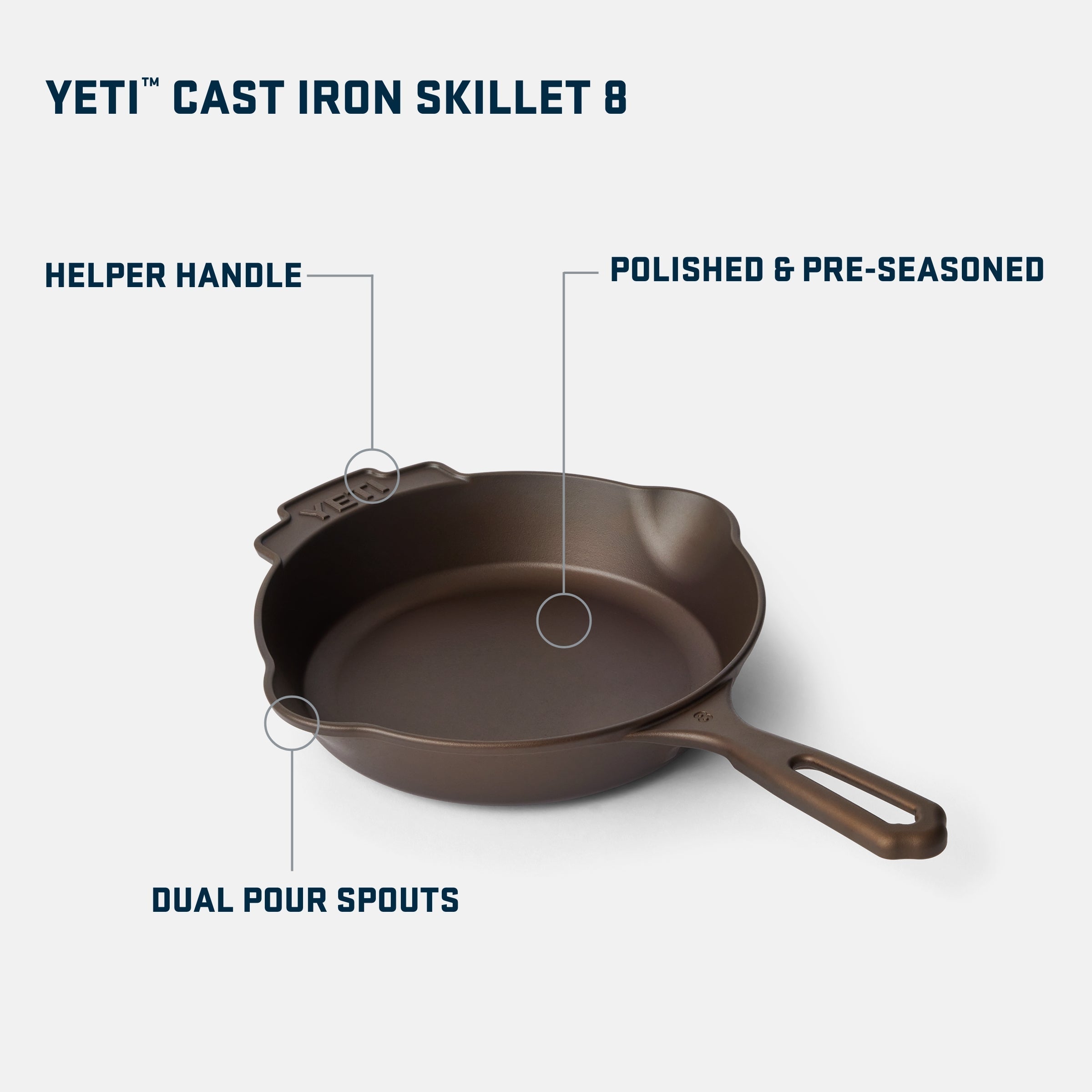 YETI™ 8 Cast Iron Skillet