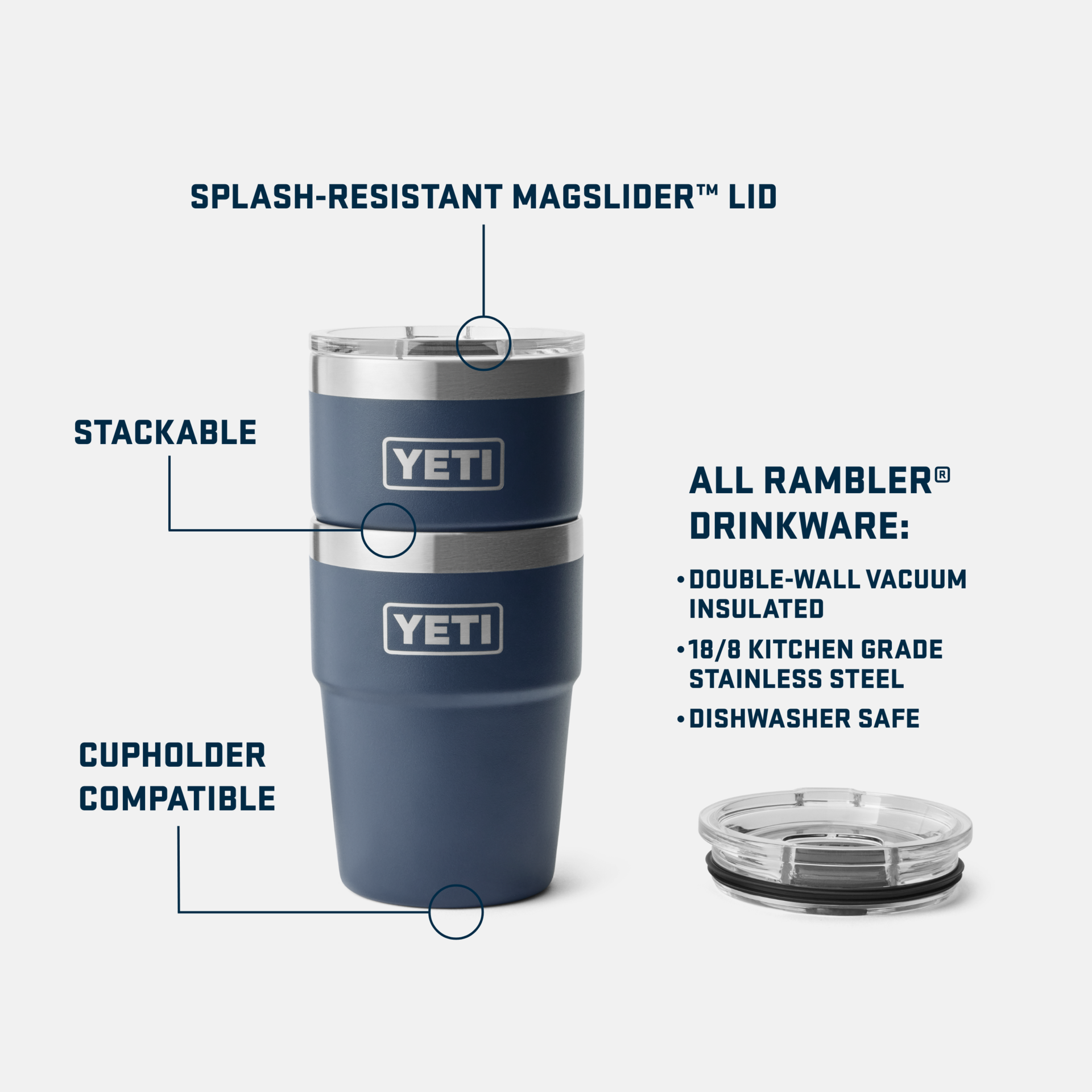 Rambler® 16 oz (473 ml) Stackable Cup